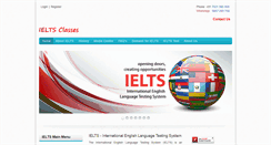 Desktop Screenshot of ieltsclasses.com